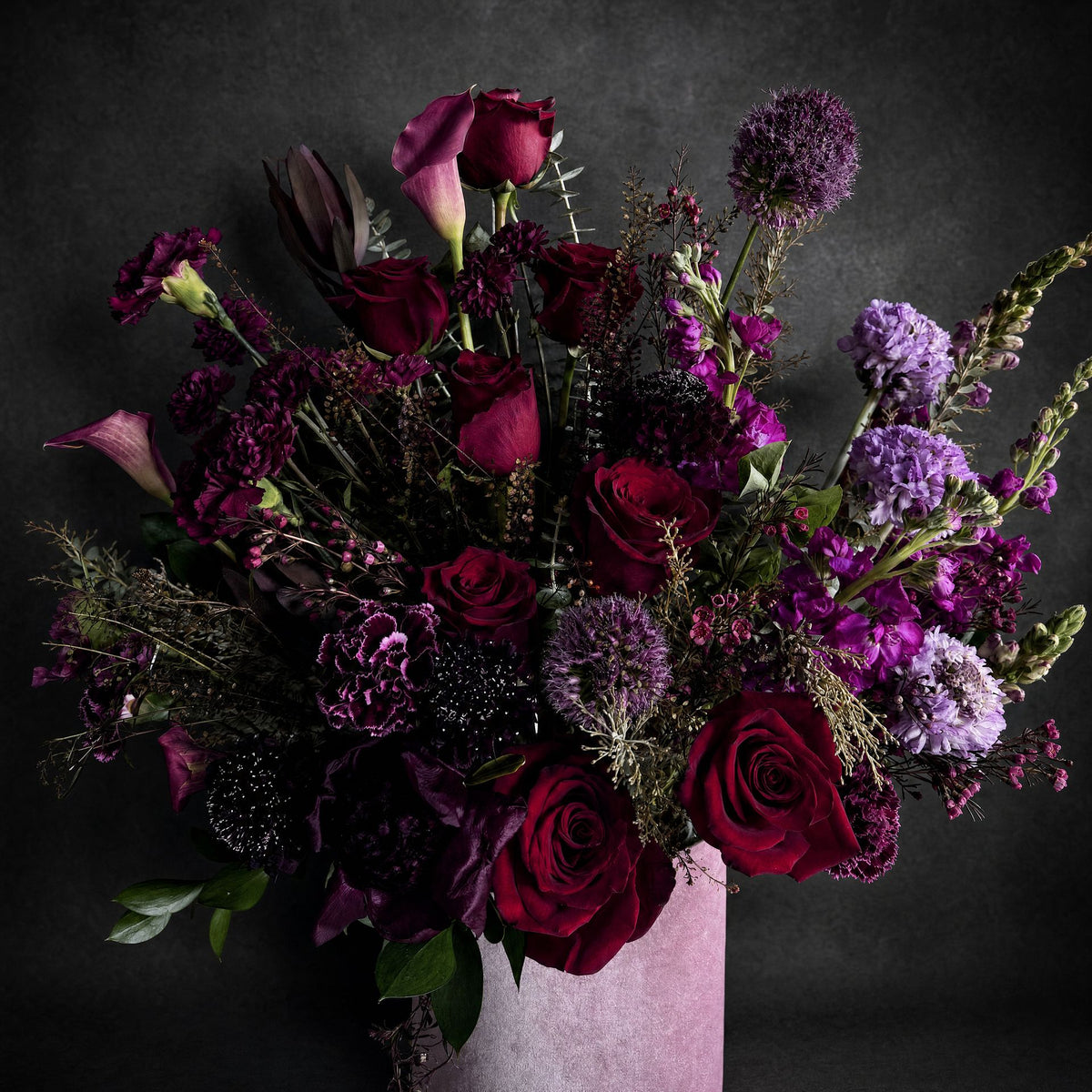Moody – Fall Pink Hat Box – Sm