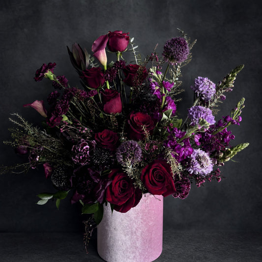 Moody – Fall Pink Hat Box – Sm