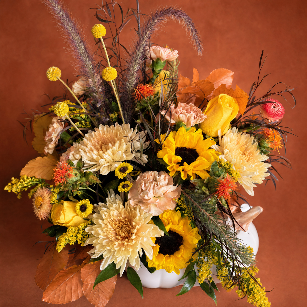 Warm Autumn white pumpkin