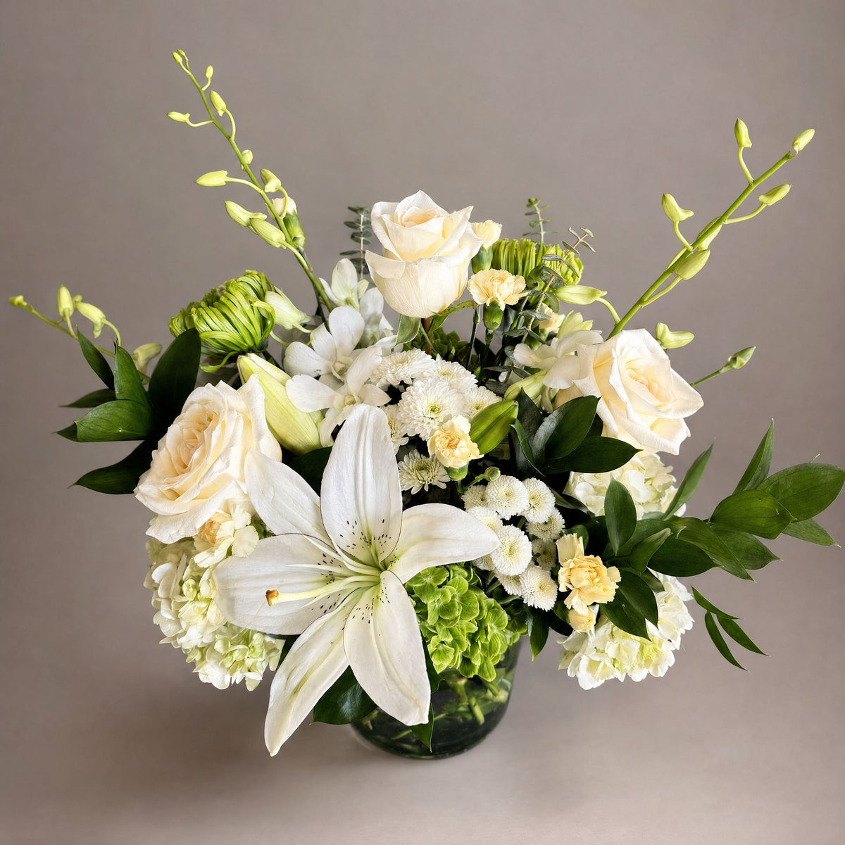 White and Green cylinder