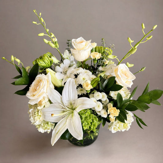 White and Green cylinder